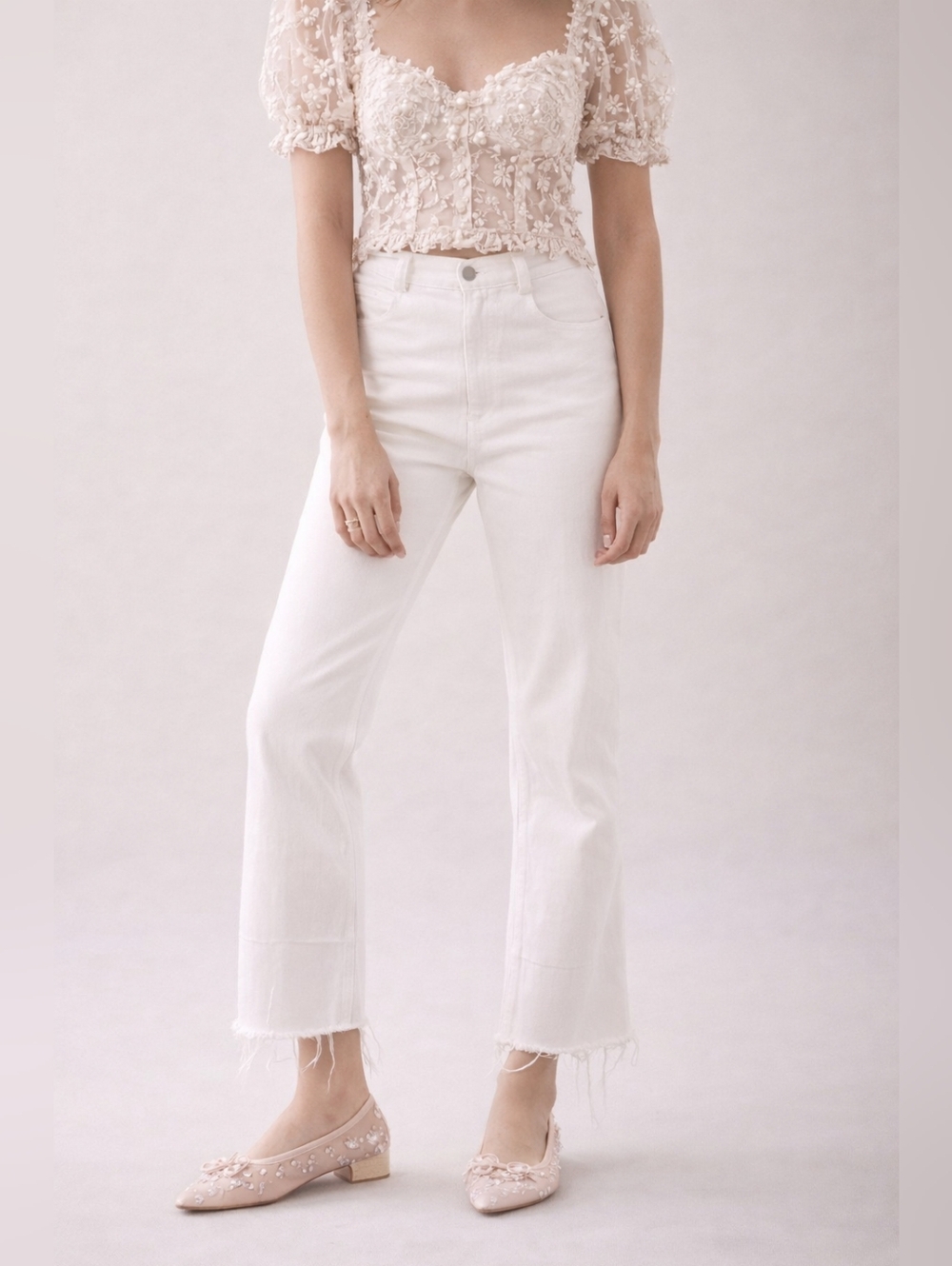 Rachel Comey 2 Slim Legion Jean White 2